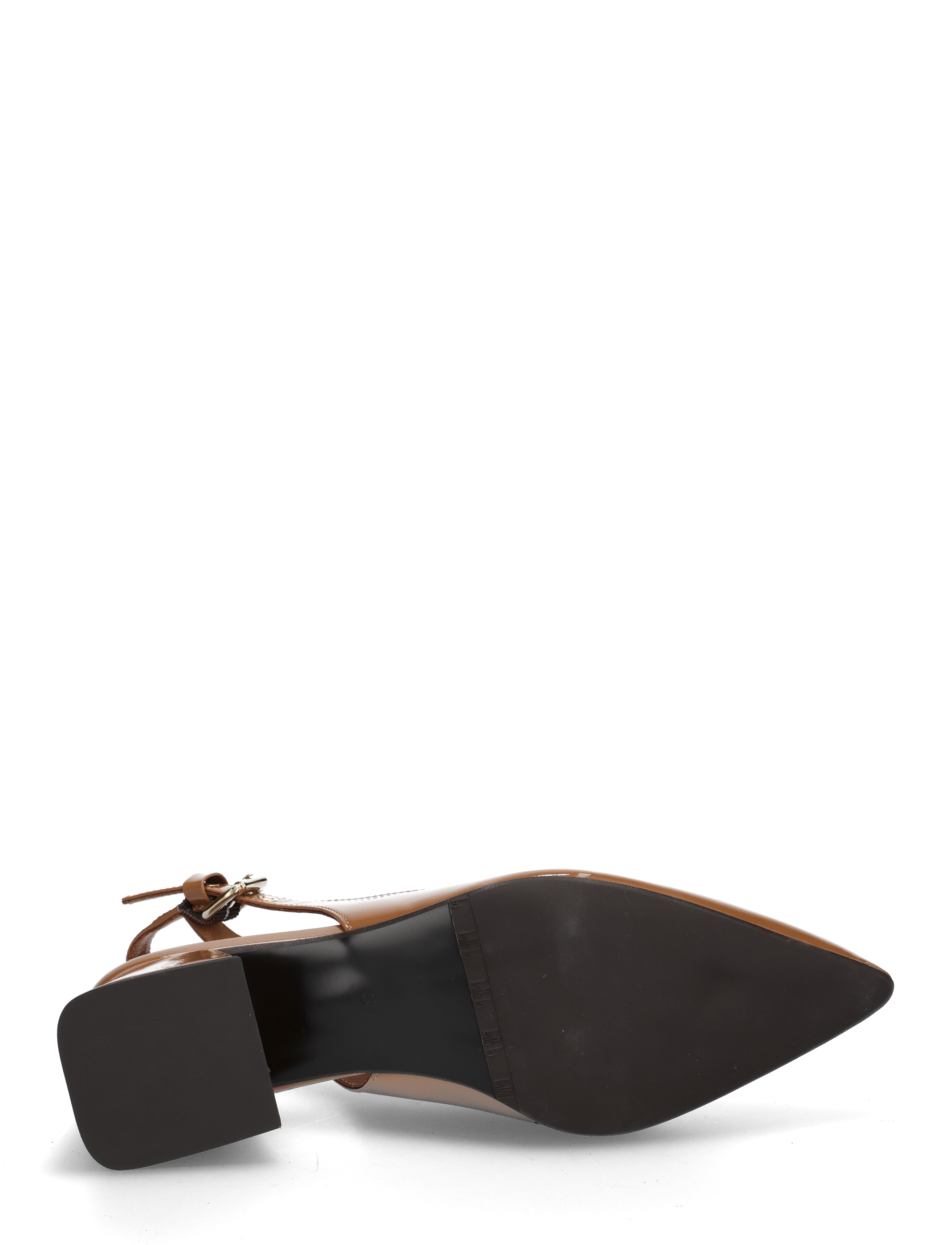 Billi Bi - Sling back - camel  patent - 4