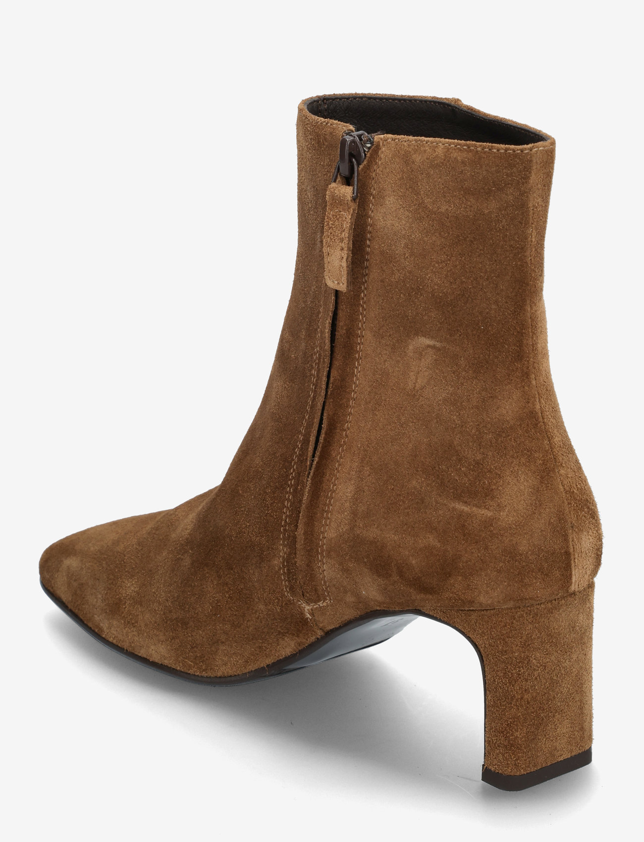 Billi Bi - Booties - høj hæl - tabac babysilk suede - 2