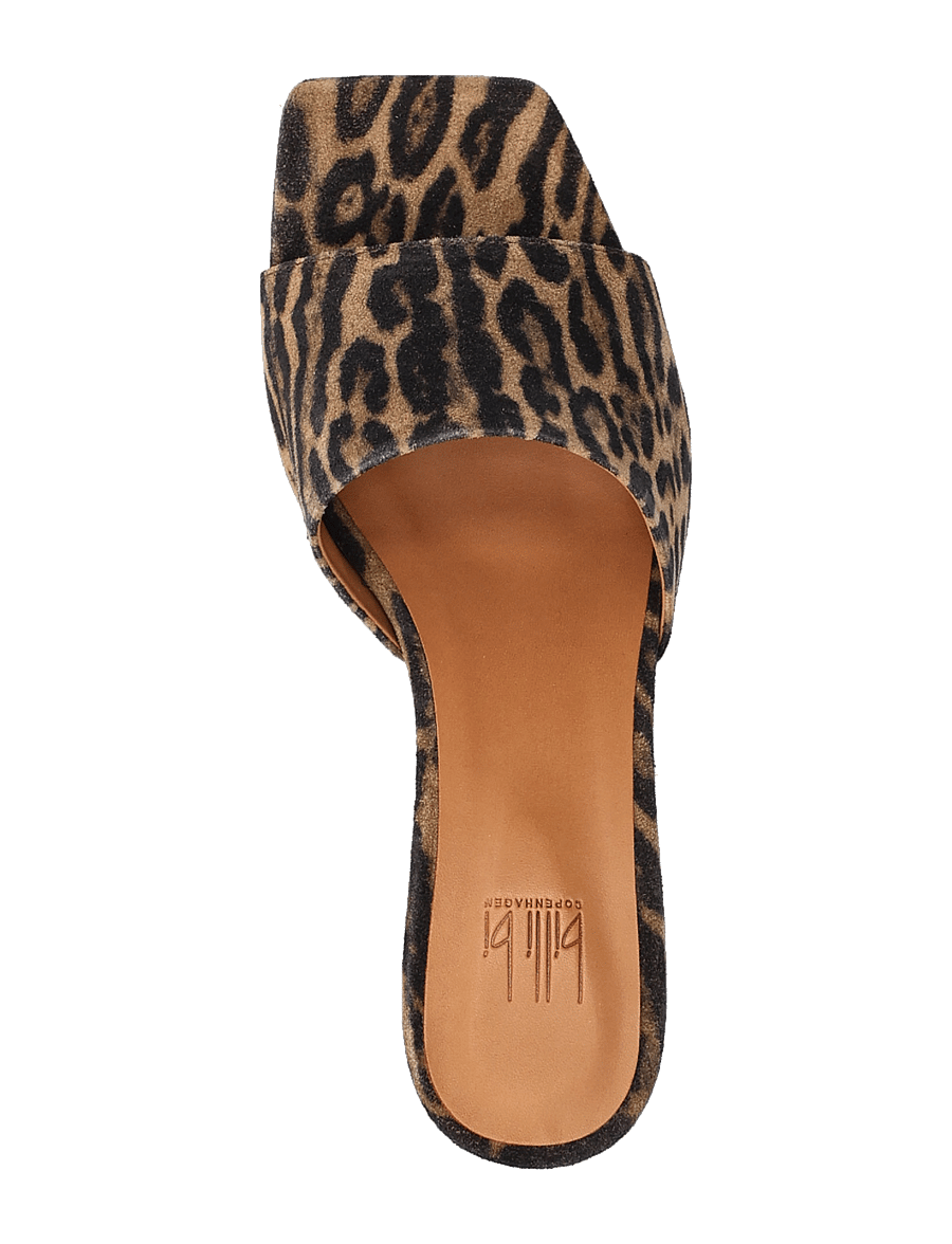 Billi Bi - Mule - pantoletten mit absätzen - leopardo cuoio suede - 3
