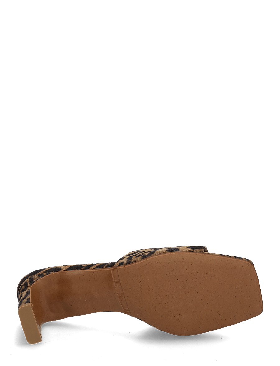 Billi Bi - Mule - pantoletten mit absätzen - leopardo cuoio suede - 4