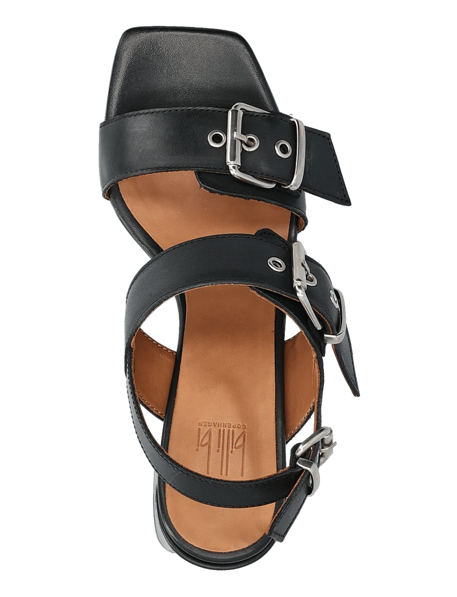 Billi Bi - Heeled sandals - kontsaga sandaalid - black calf - 4