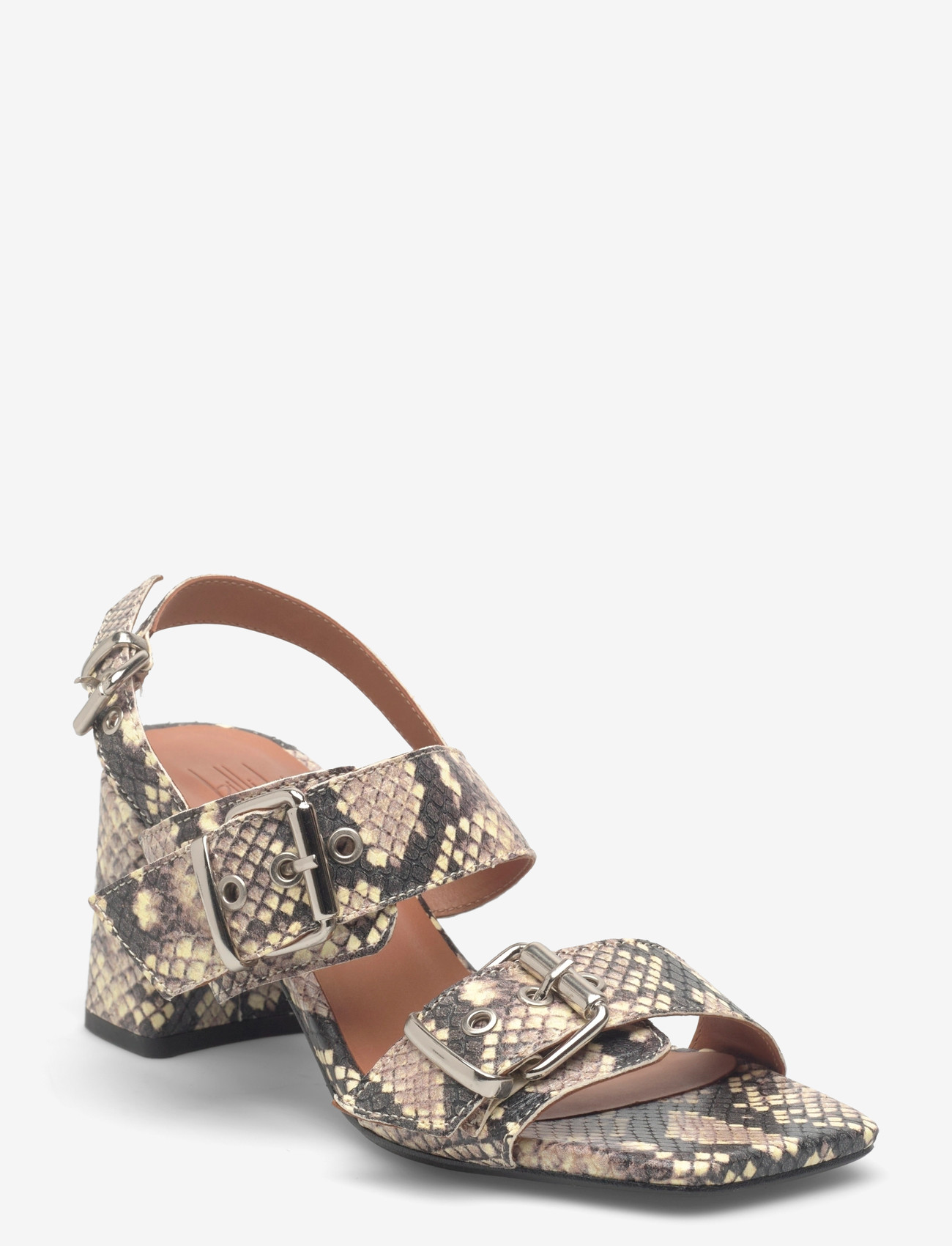 Billi Bi - Heeled sandals - sandaletter - off white medina snake - 0