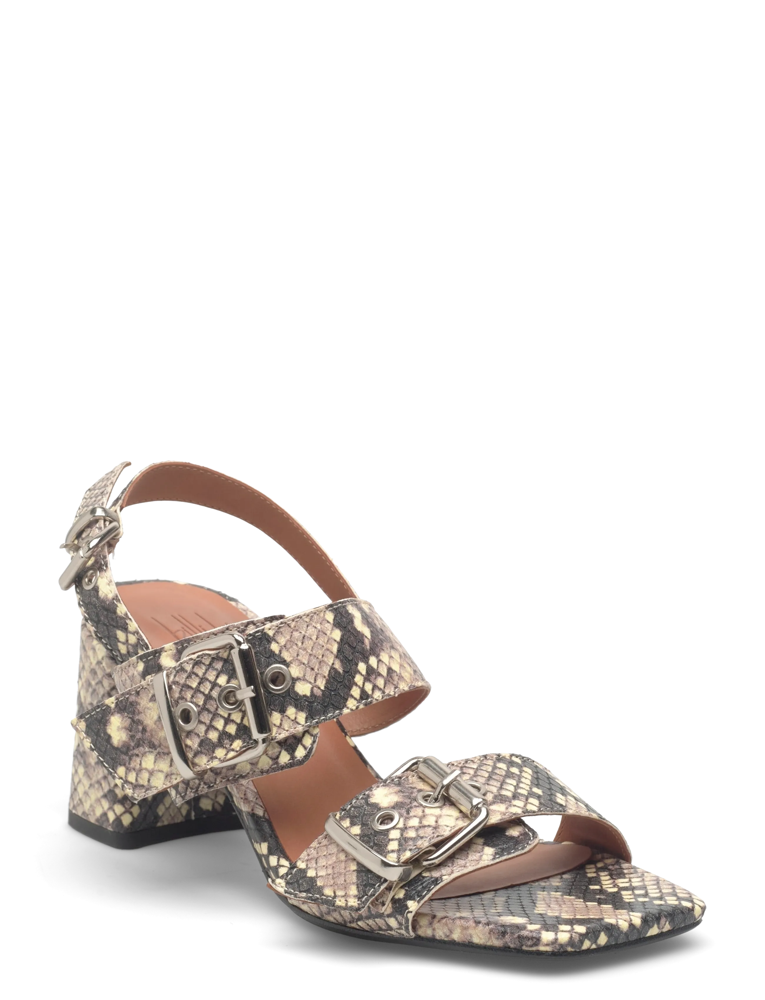 Billi Bi Heeled sandals - Sandalen - OFF WHITE MEDINA SNAKE / multi