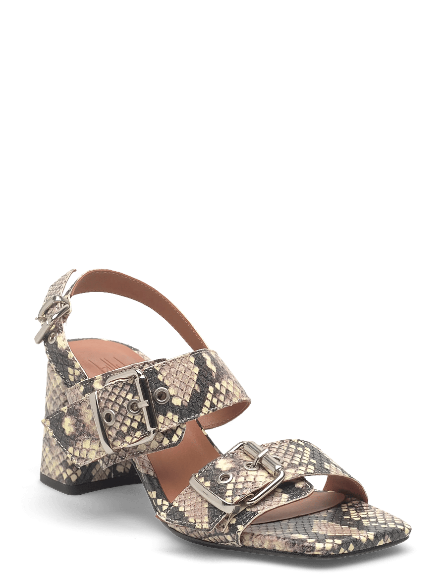 Billi Bi - Heeled sandals - sandaler med hæl - off white medina snake - 0