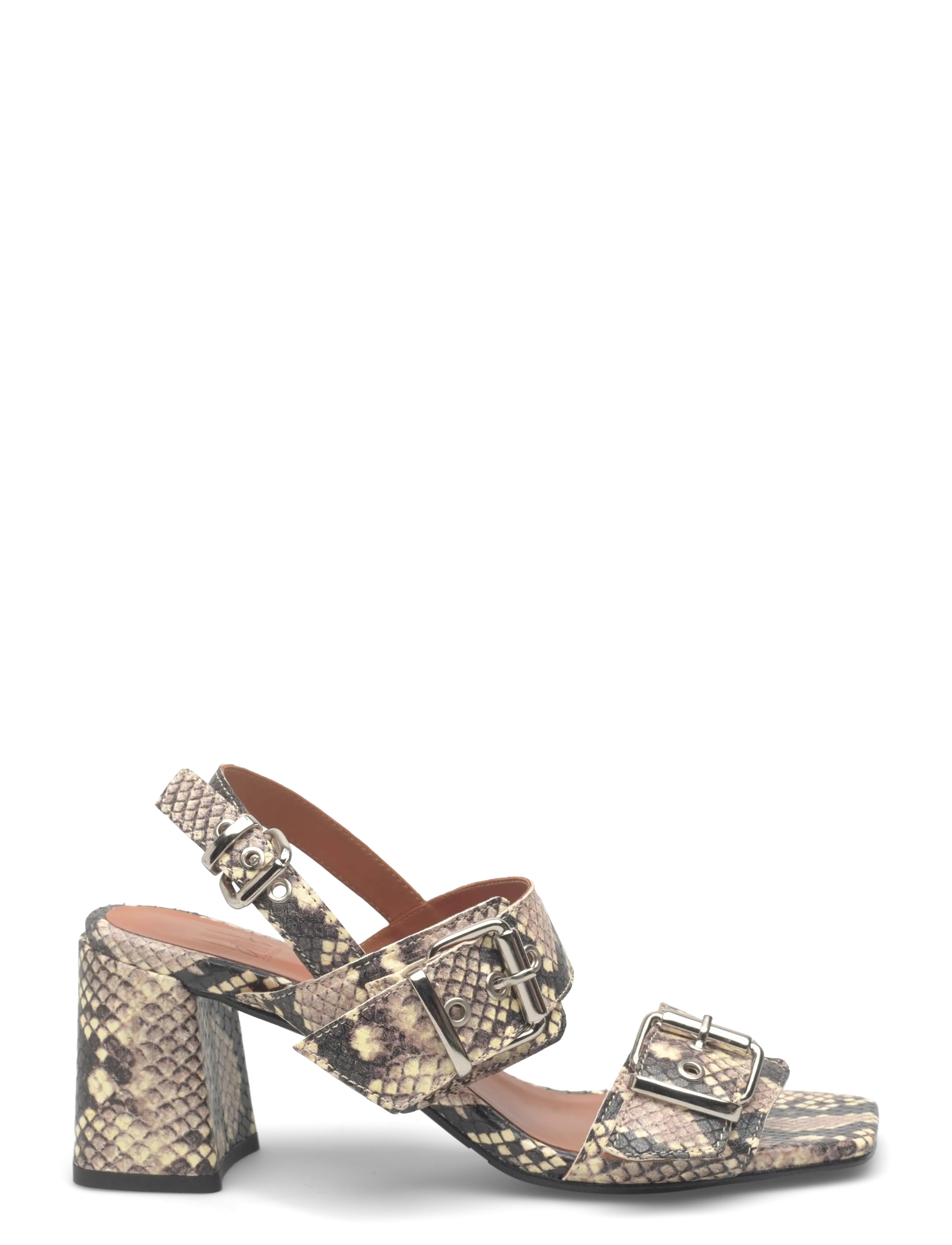 Billi Bi - Heeled sandals - sandaler med hæl - off white medina snake - 1
