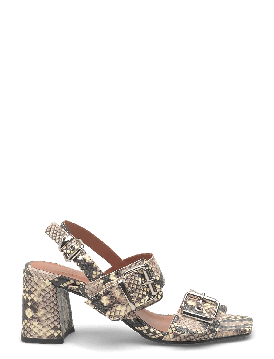 Billi Bi - Heeled sandals - sandaler med hæl - off white medina snake - 1