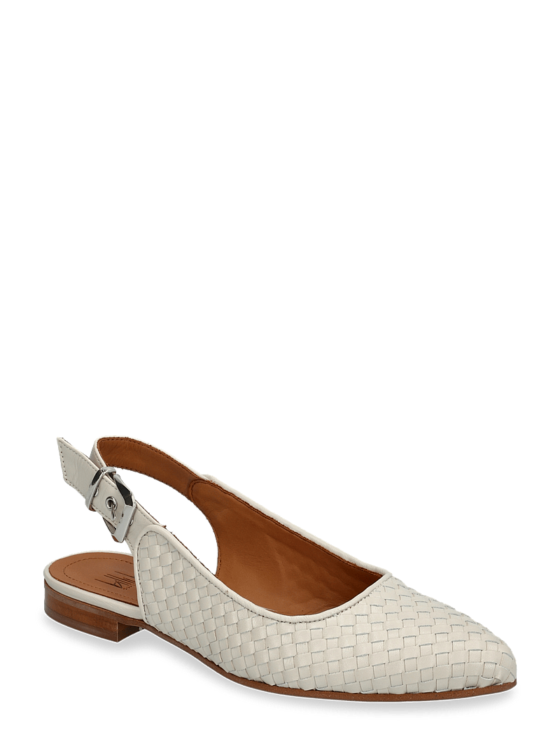 Billi Bi - Sling back - platta slingbacks - beige braid nappa - 0