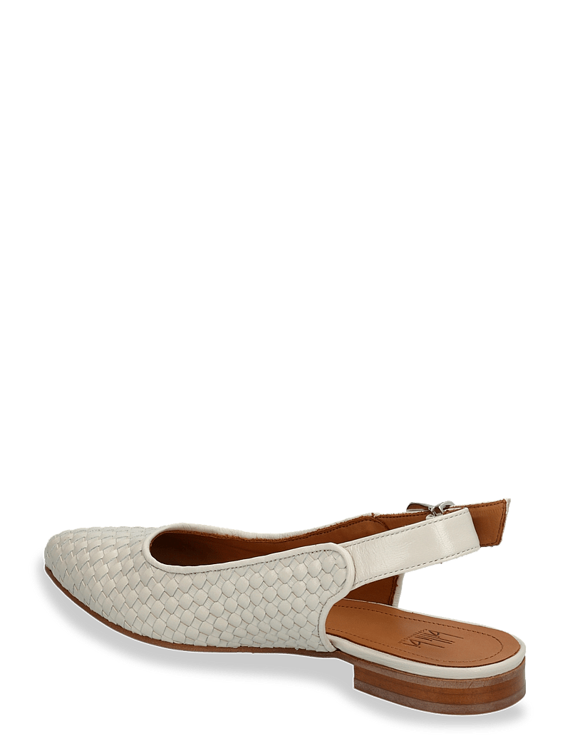 Billi Bi - Sling back - platta slingbacks - beige braid nappa - 2