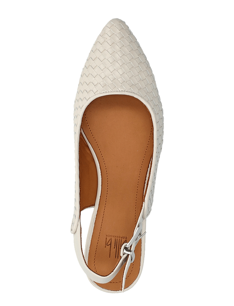 Billi Bi - Sling back - platta slingbacks - beige braid nappa - 3