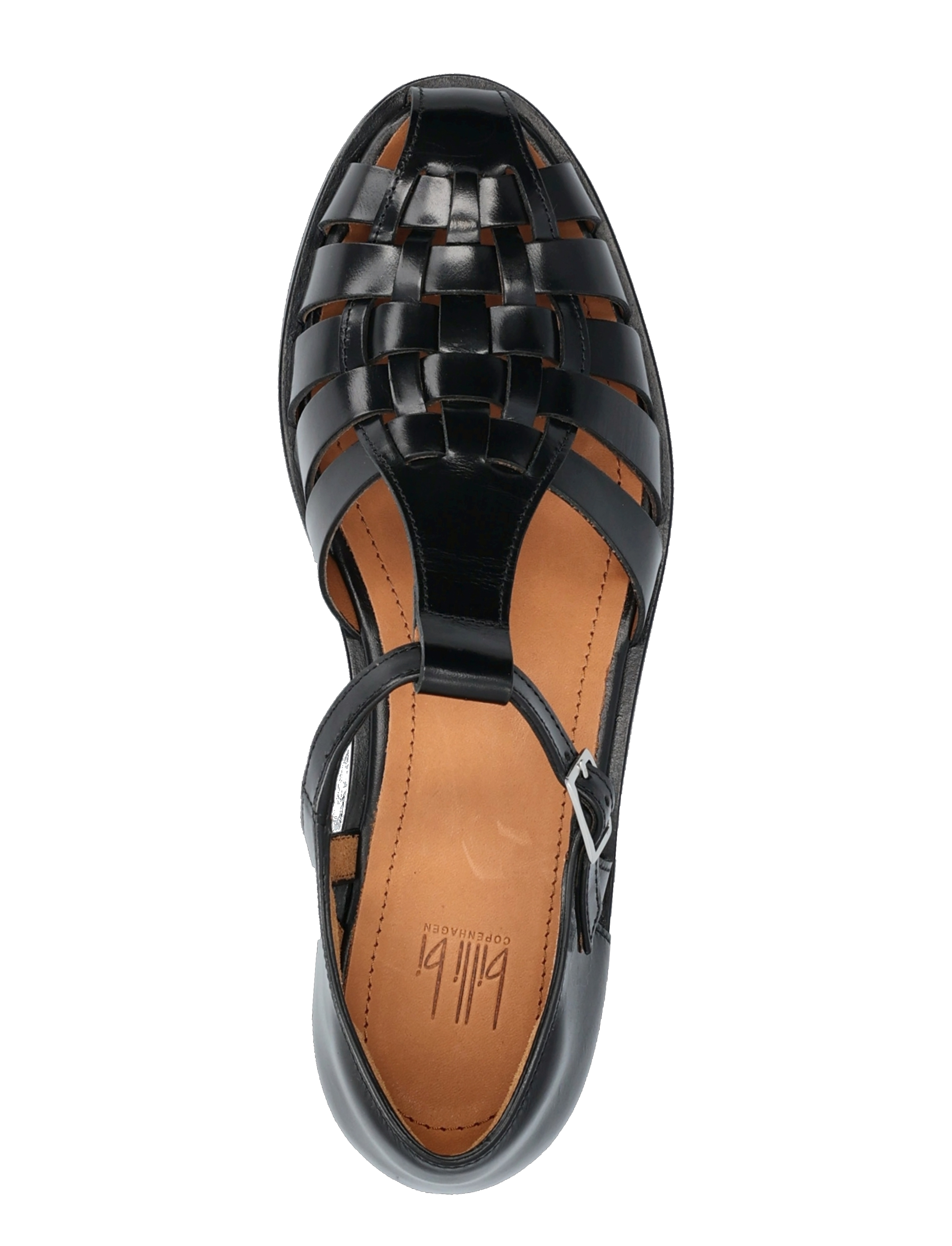 Billi Bi - Shoes - sandales plates - black giamaica calf - 3