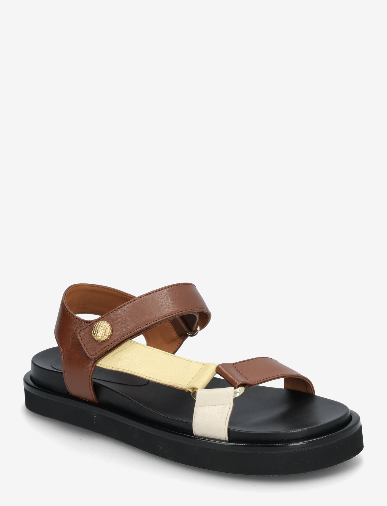 Billi Bi - Sandals - platformsandaler - t.moro/beige/yellow comb. - 0