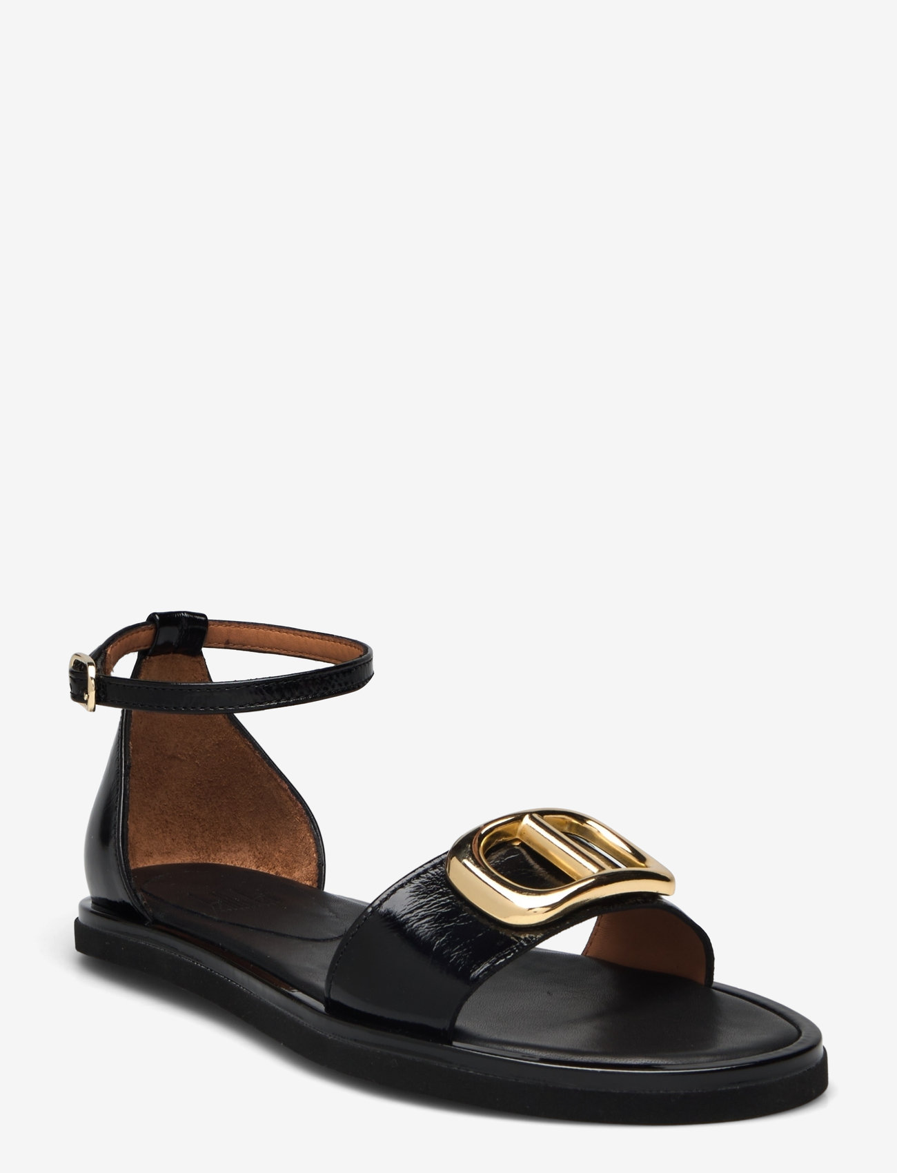 Billi Bi - Sandals - platta sandaler - black naplack - 0