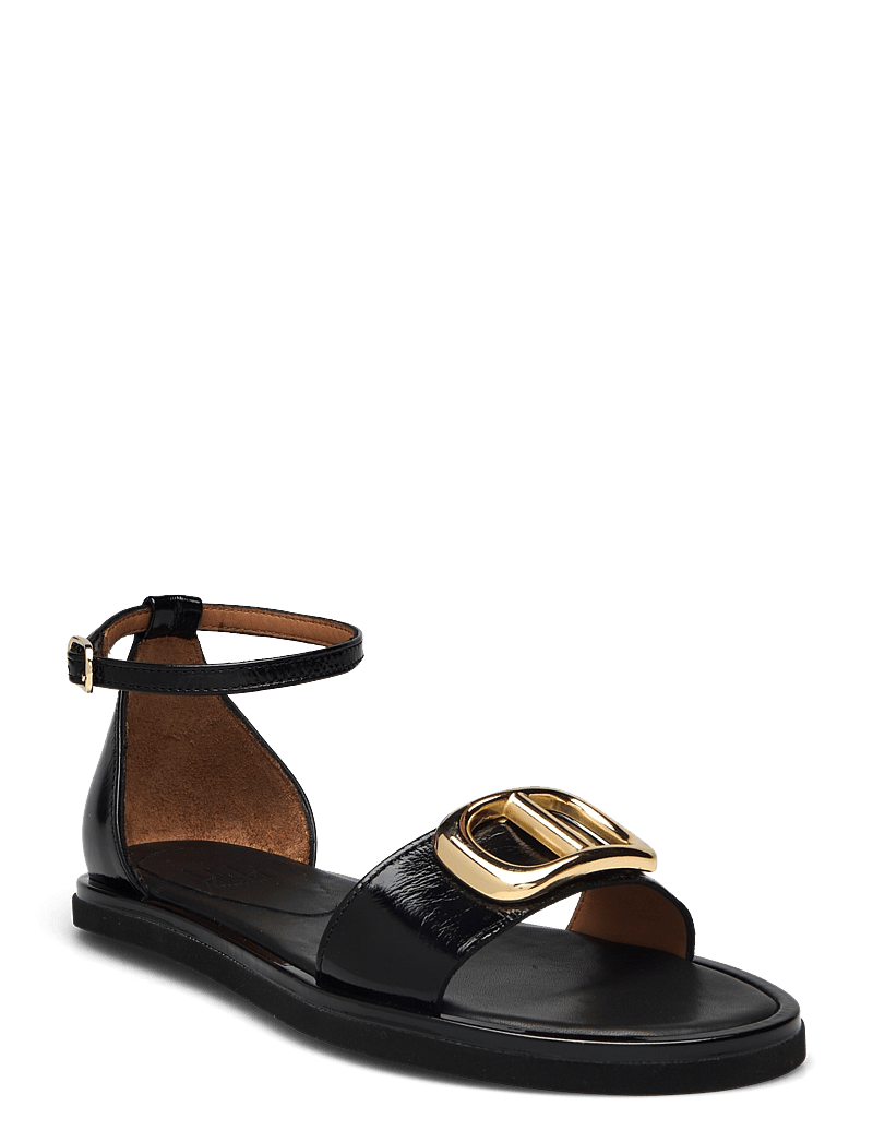 Billi Bi - Sandals - flache sandalen - black naplack - 0