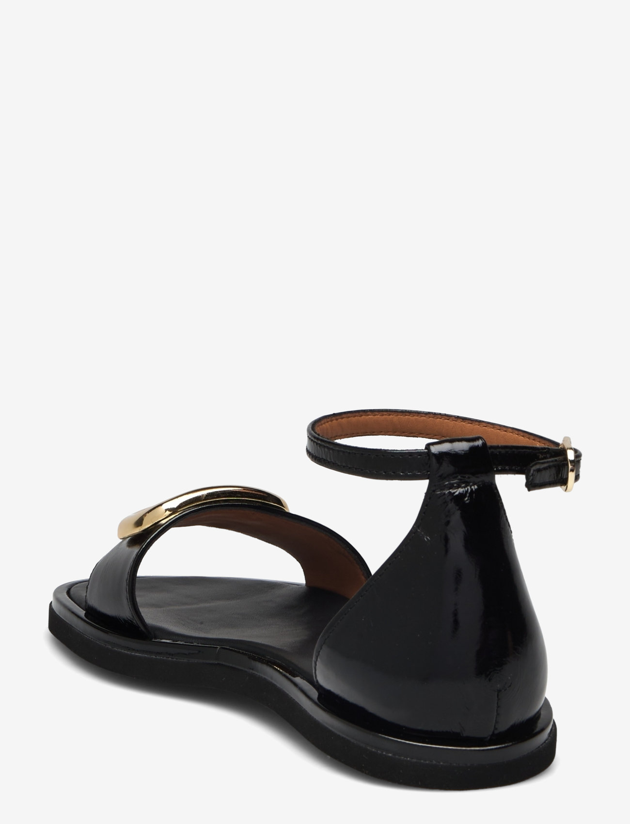 Billi Bi - Sandals - platta sandaler - black naplack - 2