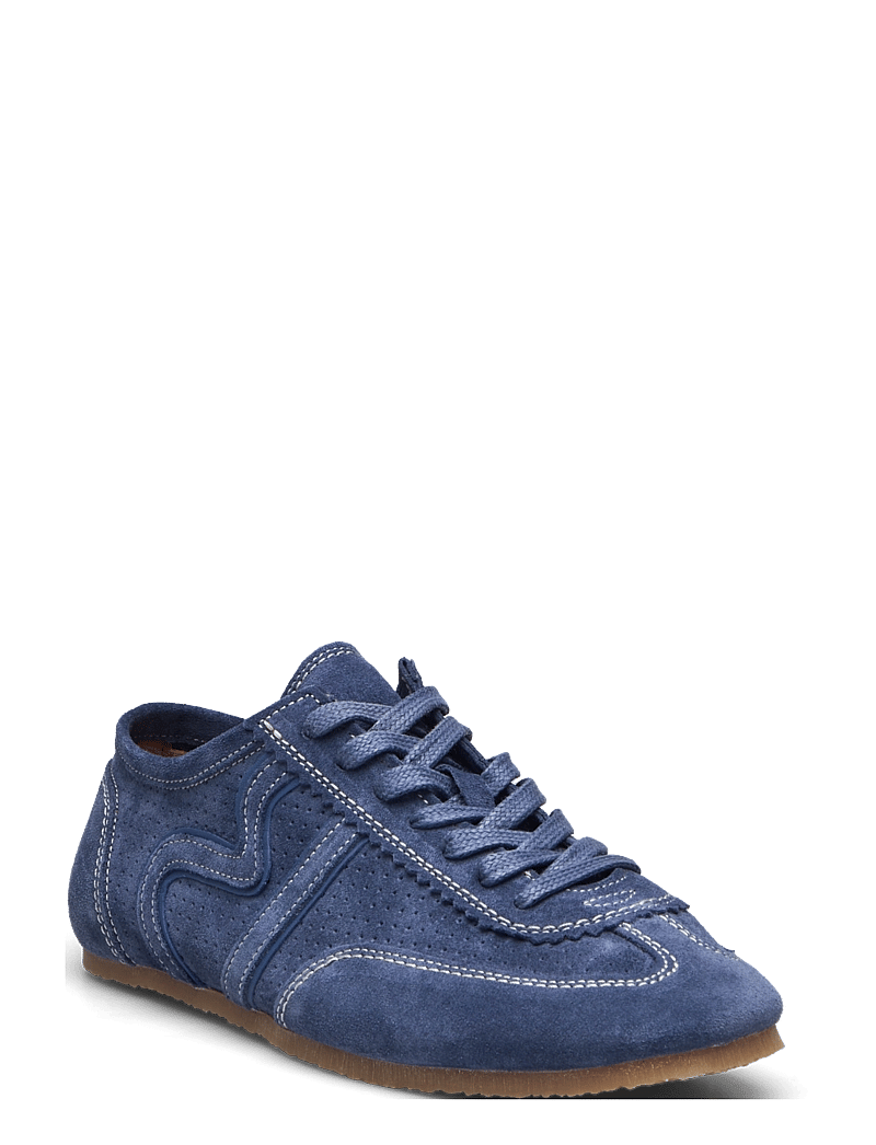 Billi Bi - Sport - niedrige sneakers - jeans blue suede - 0