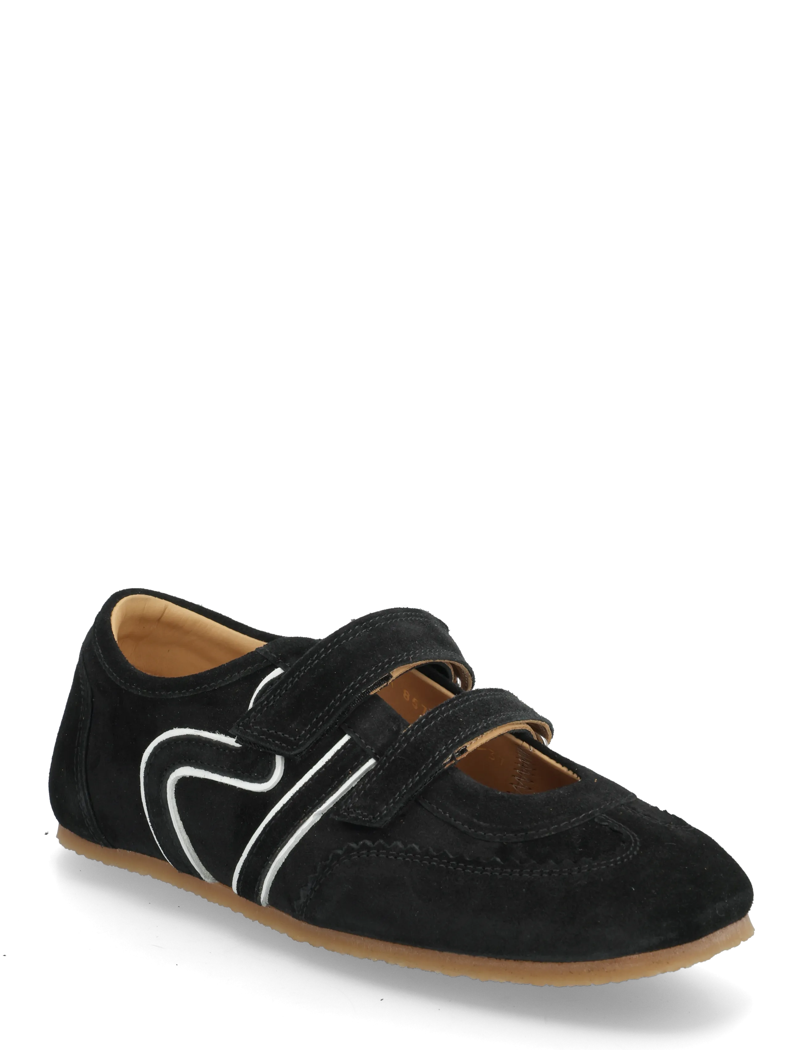 Billi Bi Sport - Vabaajajalatsid - BLACK SUEDE/WHITE / black