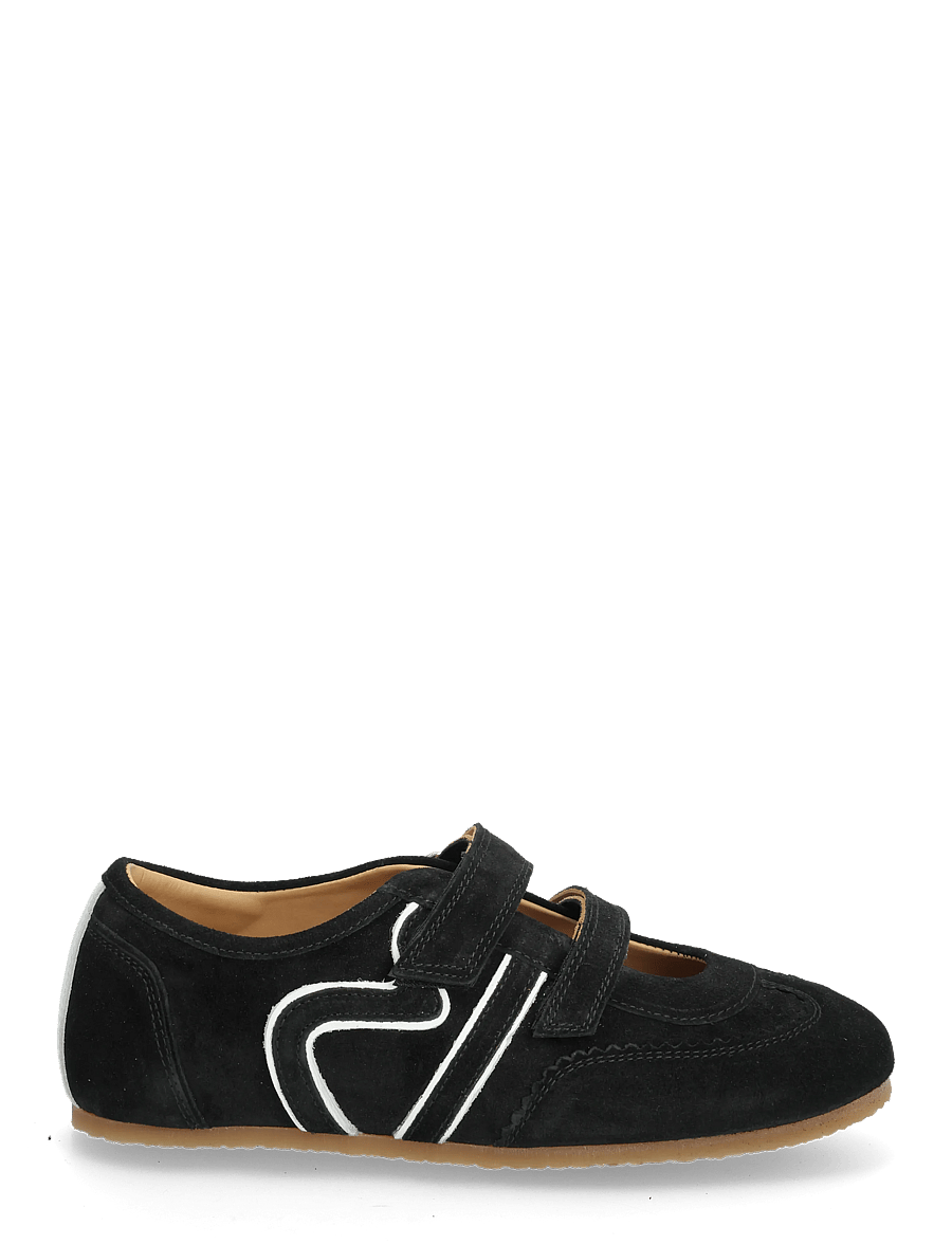Billi Bi - Sport - madala säärega tossud - black suede/white - 1