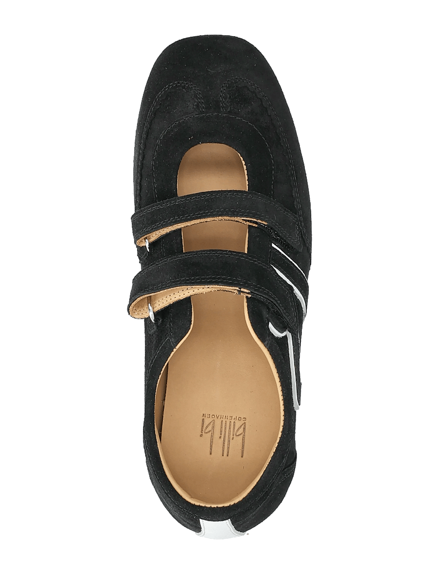 Billi Bi - Sport - niedrige sneaker - black suede/white - 3