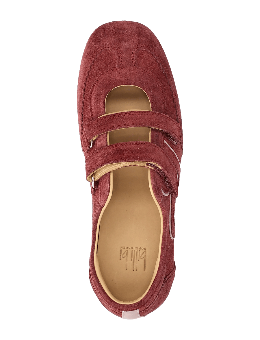 Billi Bi - Sport - niedrige sneaker - bordo suede - 3