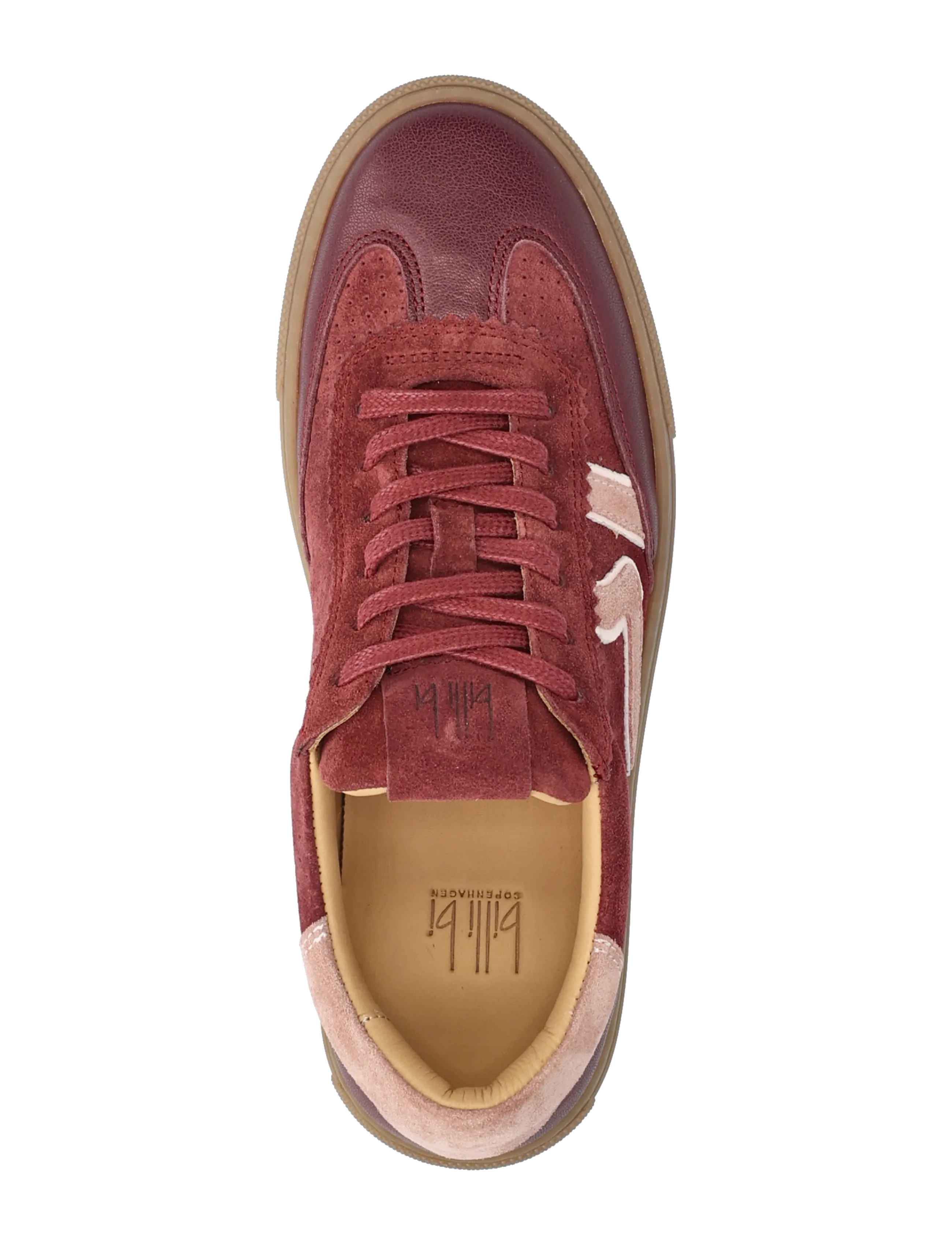 Billi Bi - Sport - niedrige sneakers - bordo suede - 3