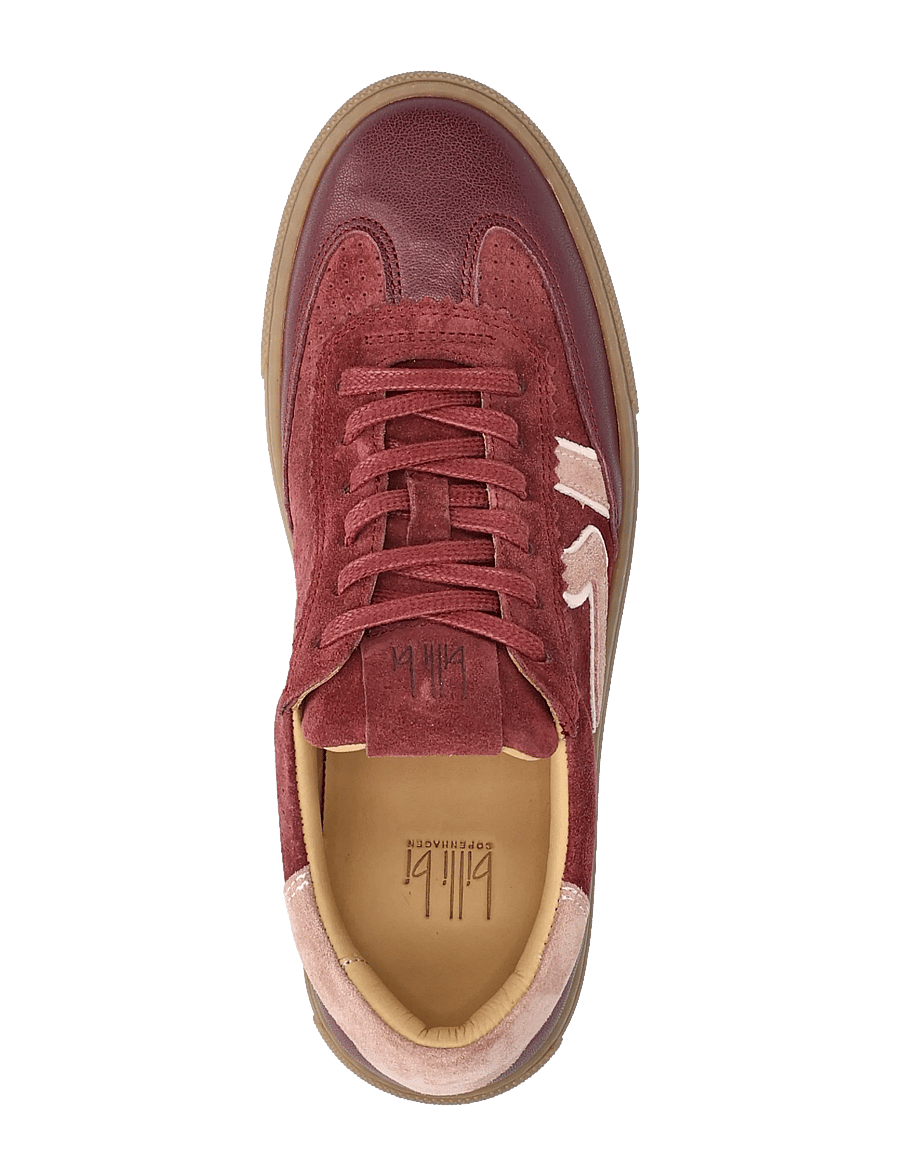 Billi Bi - Sport - lave sneakers - bordo suede - 3