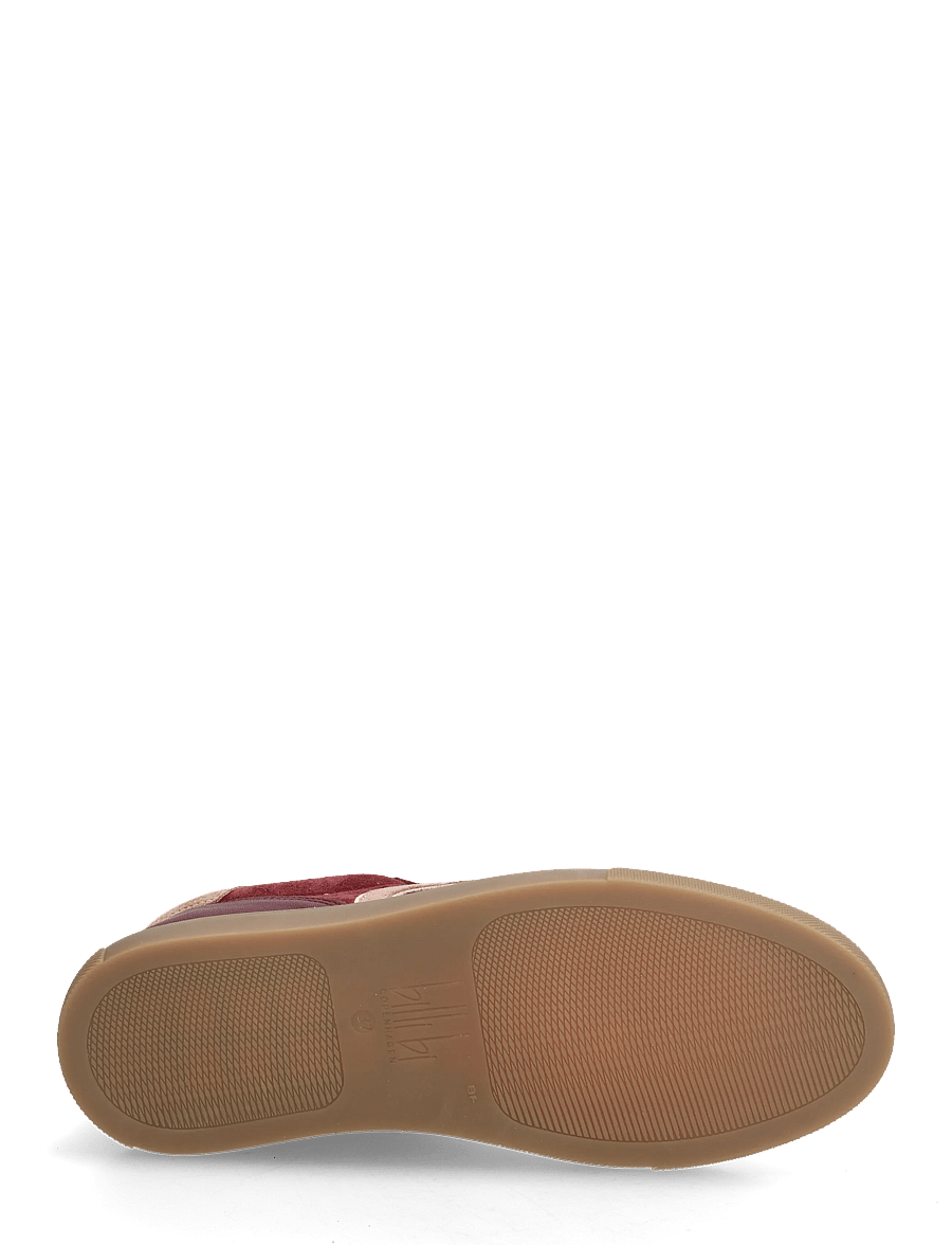Billi Bi - Sport - lave sneakers - bordo suede - 4