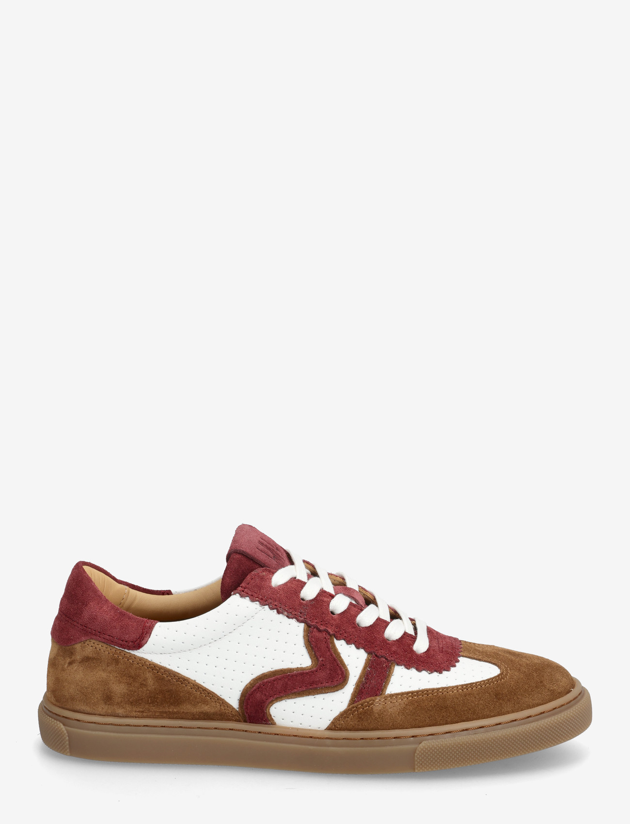 Billi Bi - Sport - niedrige sneakers - cognac/white/bordo comb. - 1