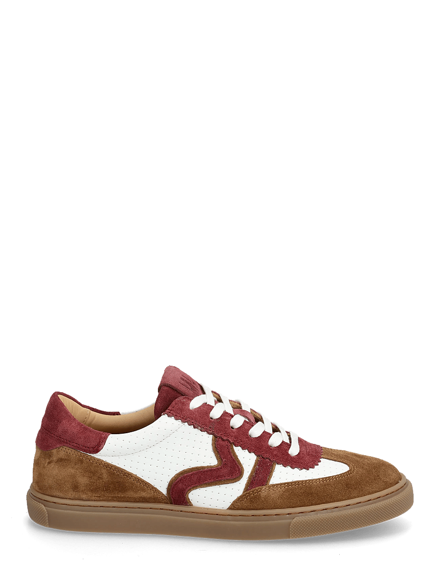 Billi Bi - Sport - madala säärega tossud - cognac/white/bordo comb. - 1