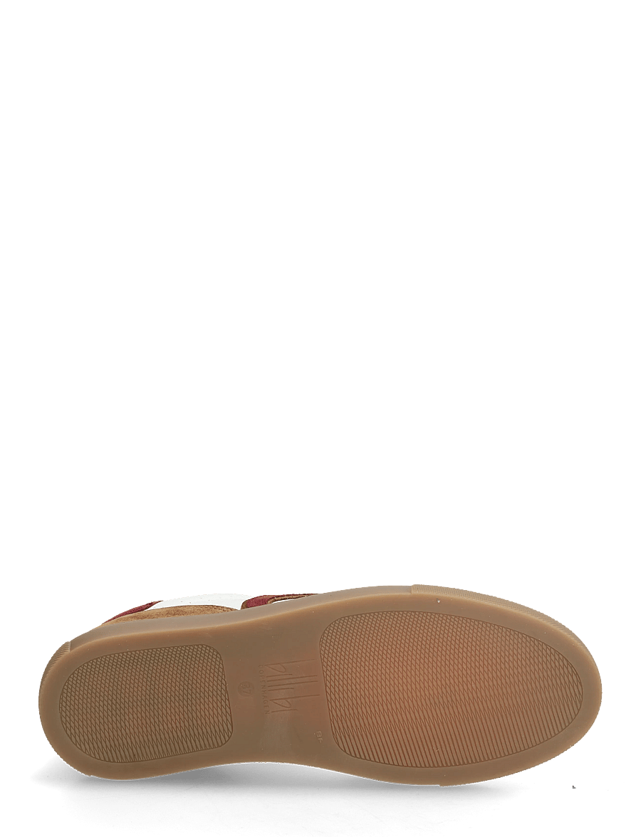 Billi Bi - Sport - madala säärega tossud - cognac/white/bordo comb. - 4