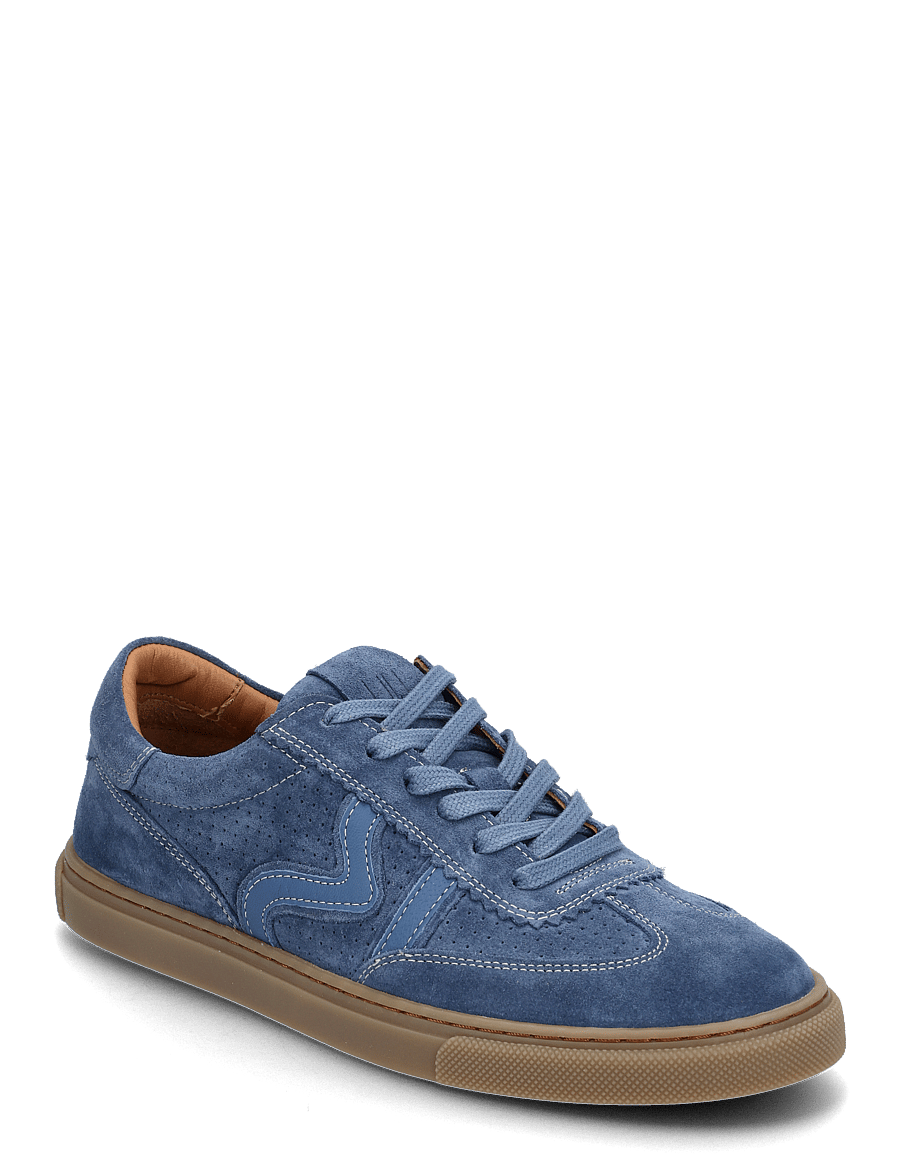 Billi Bi - Sport - niedrige sneaker - jeans blue suede - 0
