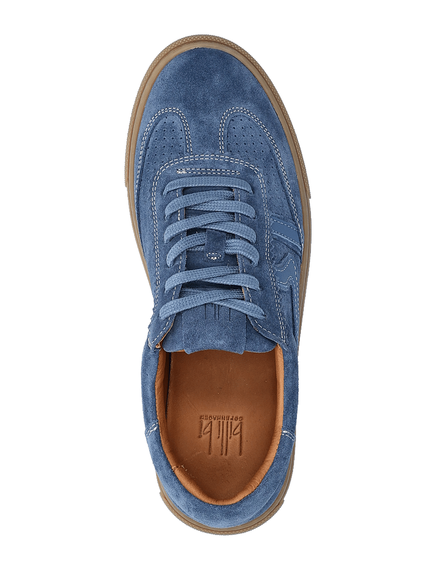 Billi Bi - Sport - niedrige sneaker - jeans blue suede - 3