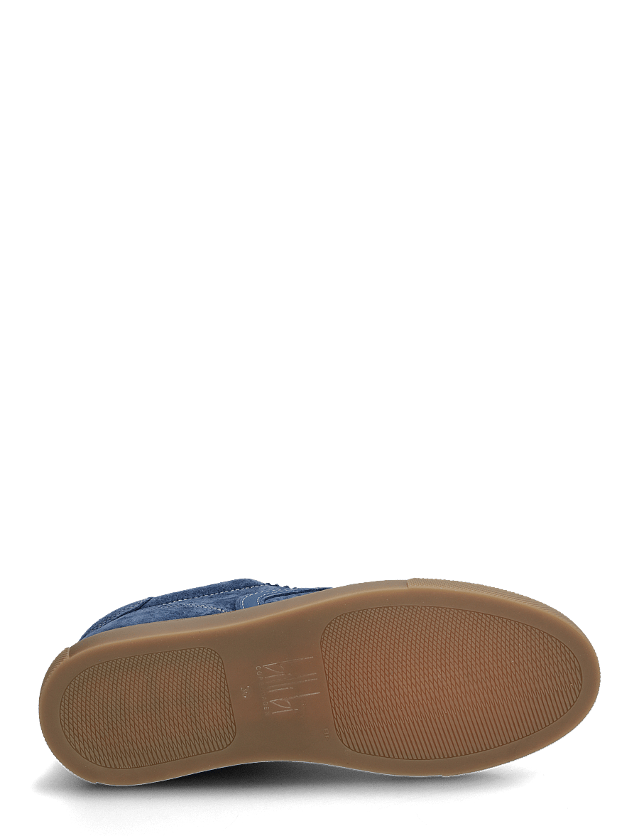 Billi Bi - Sport - niedrige sneaker - jeans blue suede - 4