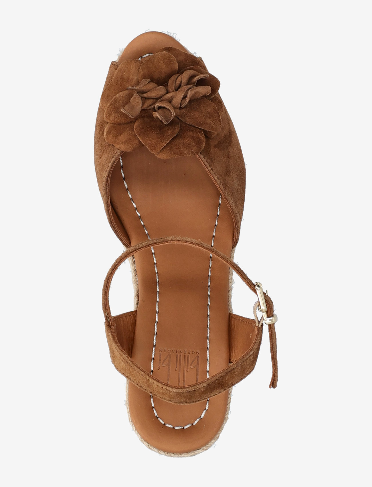 Billi Bi - Espadrilles - espadrilles mit absatz - dark cognac  suede - 3
