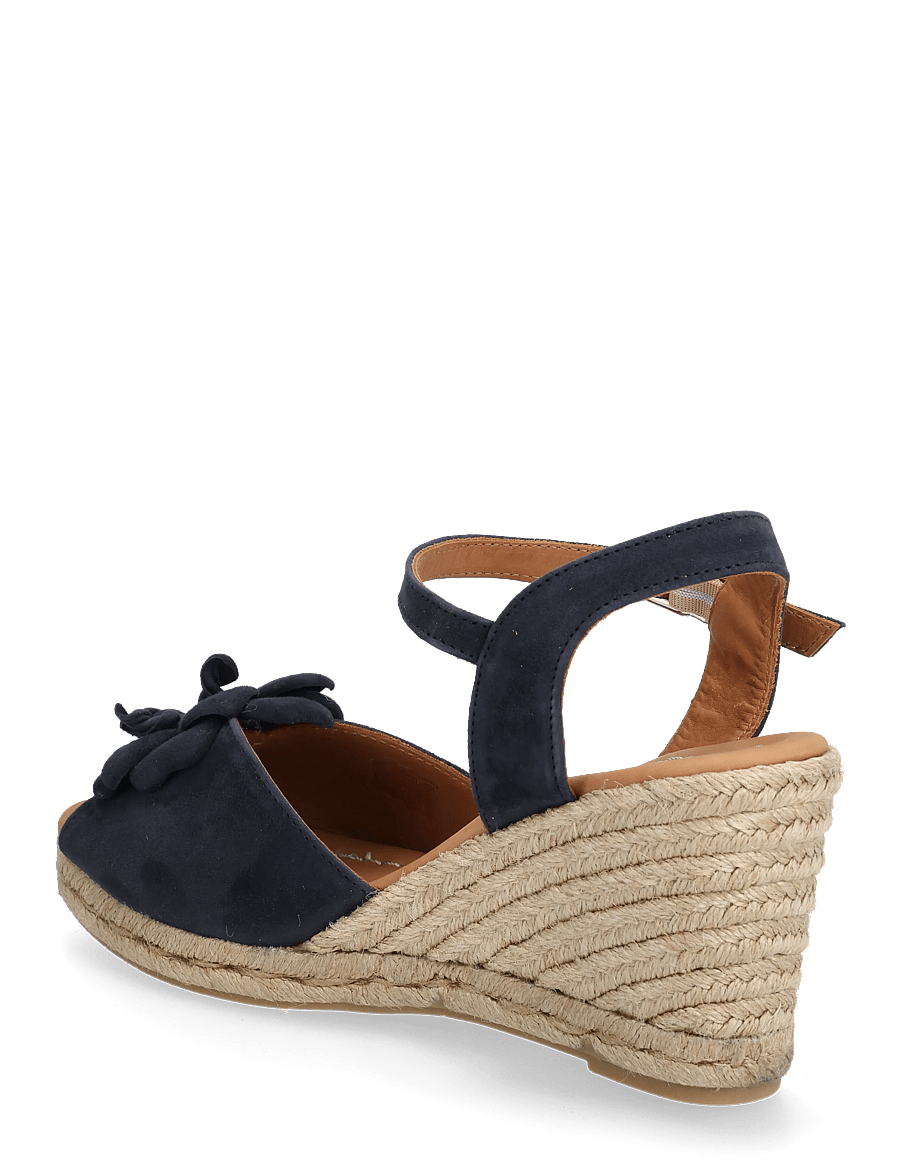 Billi Bi - Espadrilles - espadryle na obcasie - navy suede - 2