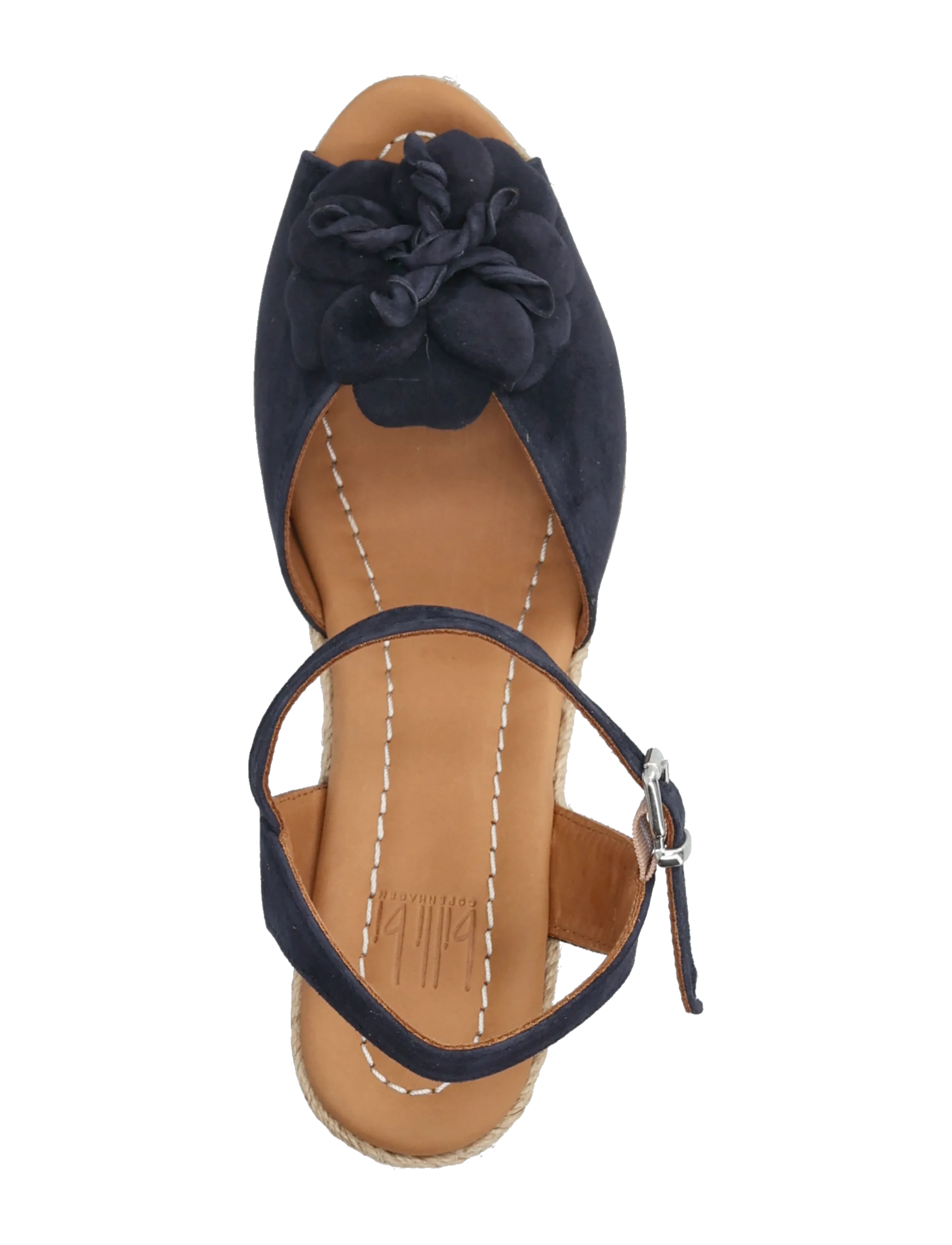 Billi Bi - Espadrilles - espadryle na obcasie - navy suede - 3