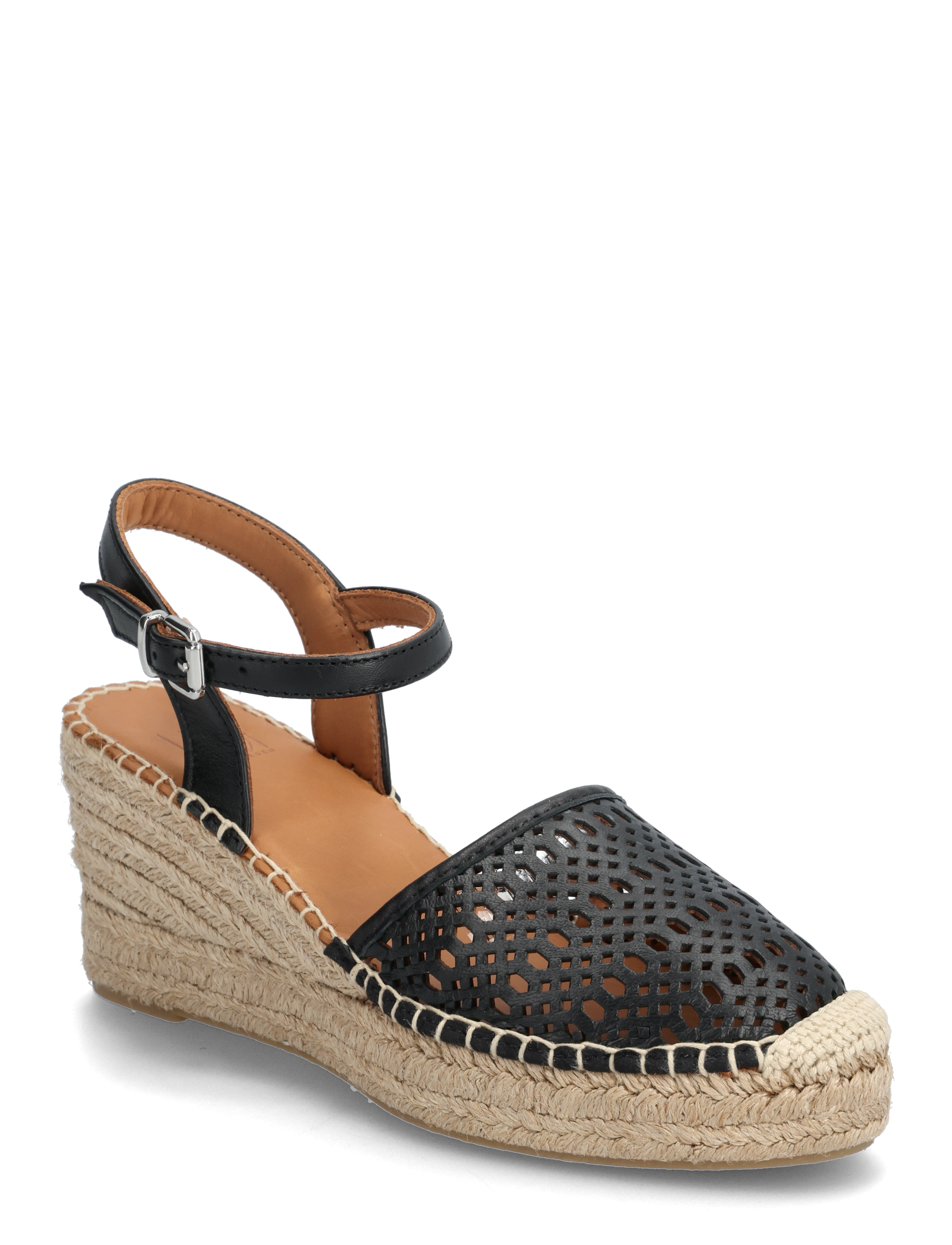 Billi Bi Espadrilles, 38, Black, Espadriller > Espadriller Med Hæl, Dame