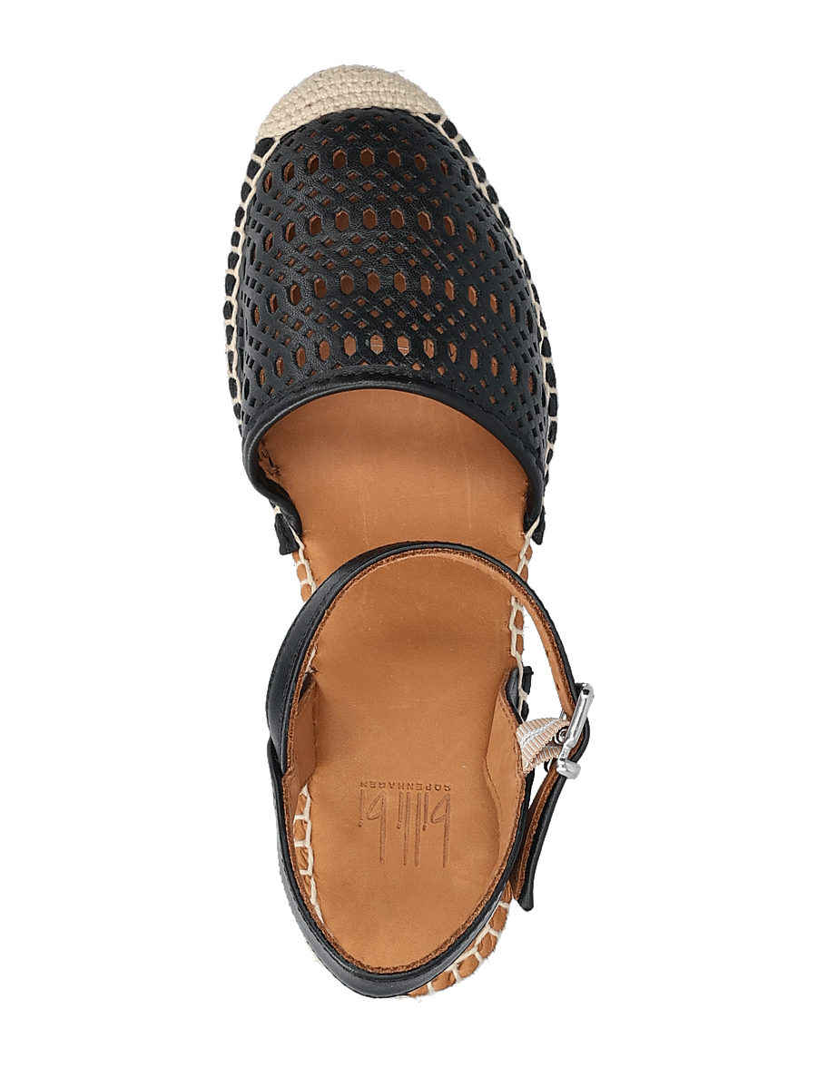 Billi Bi - Espadrilles - espadrilles mit absatz - black nappa - 3