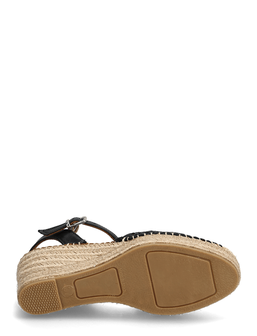 Billi Bi - Espadrilles - espadrilles mit absatz - black nappa - 4