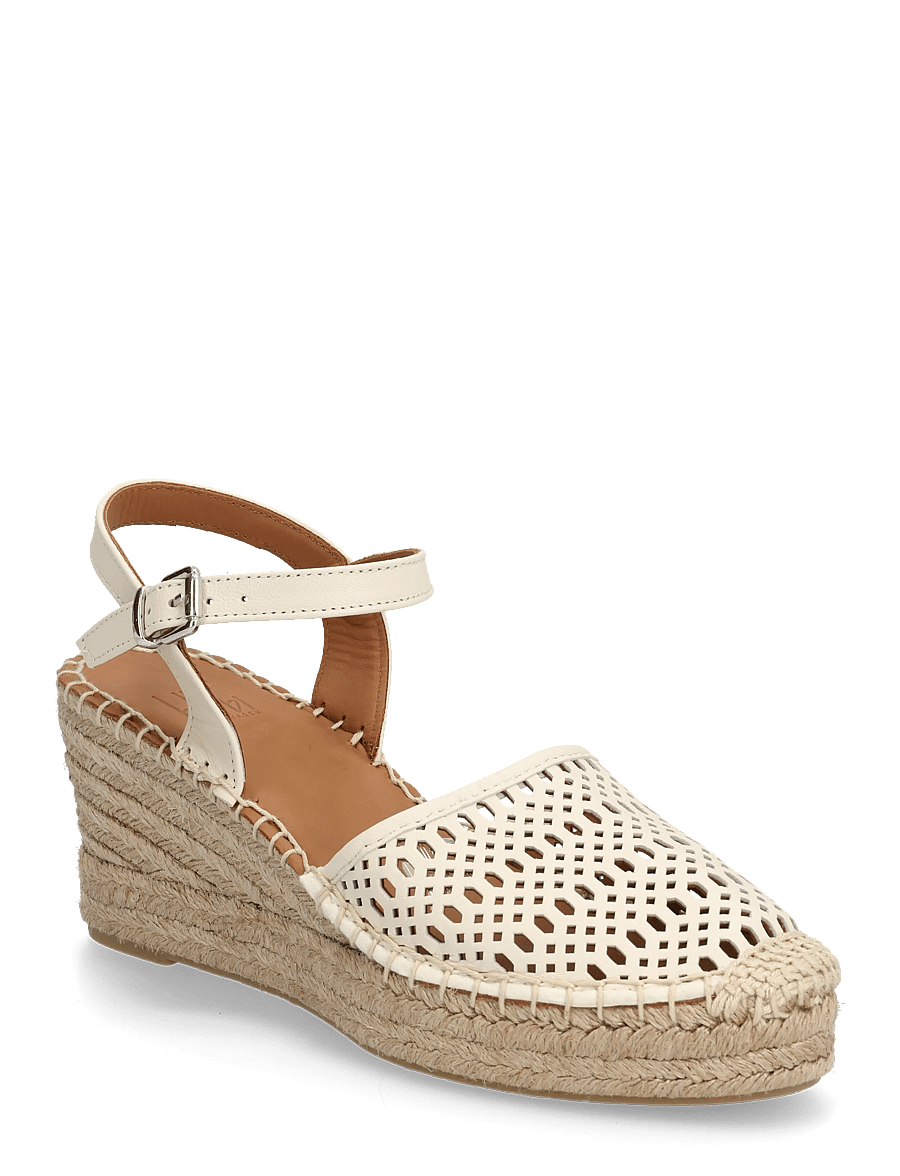 Billi Bi - Espadrilles - espadrilles mit absatz - off white nappa - 0
