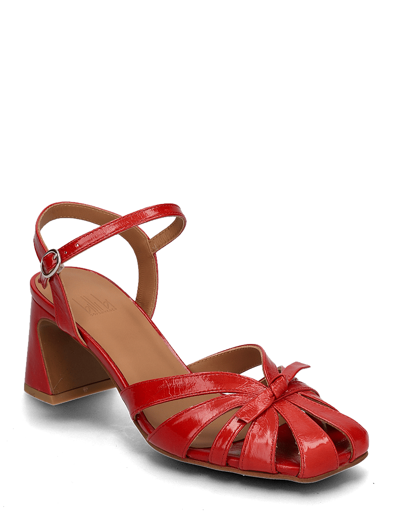 Billi Bi - Heeled sandals - sandaletten - fiesta red naplack - 1