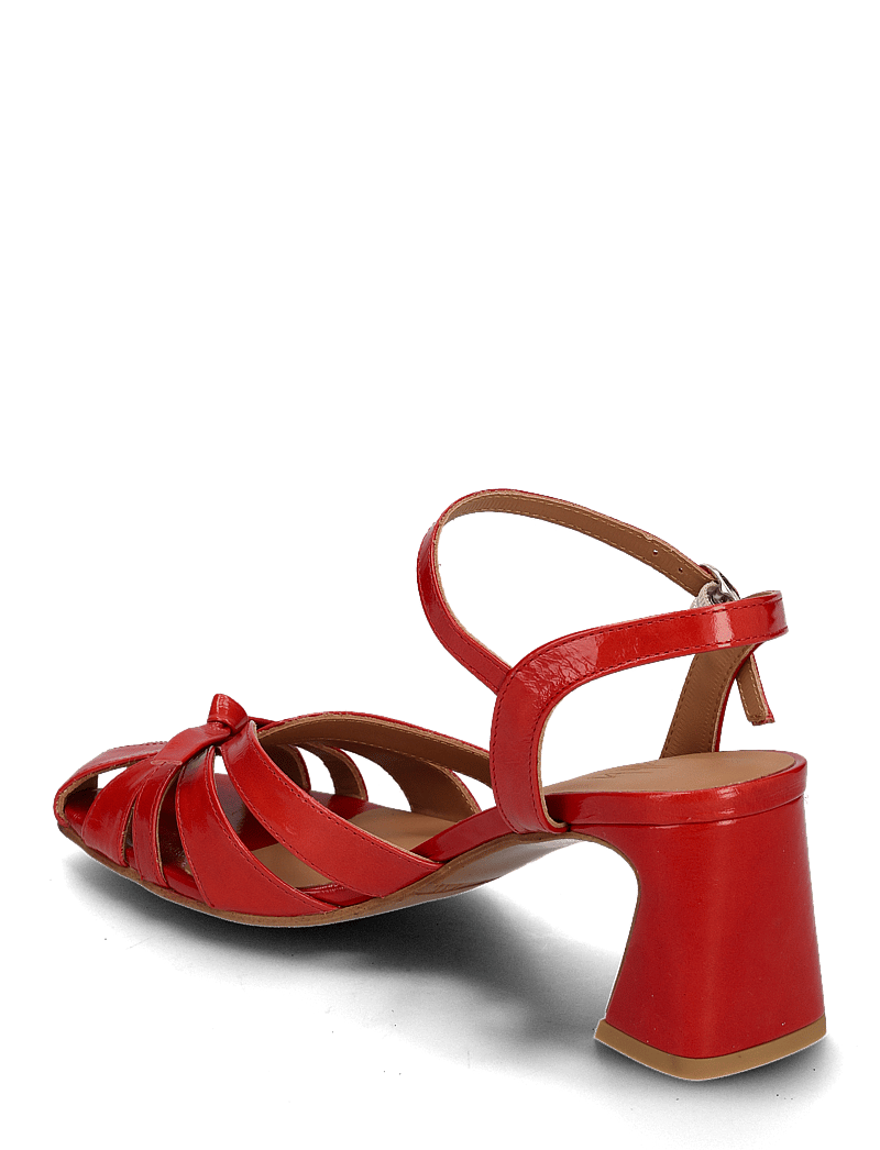 Billi Bi - Heeled sandals - sandaletten - fiesta red naplack - 3