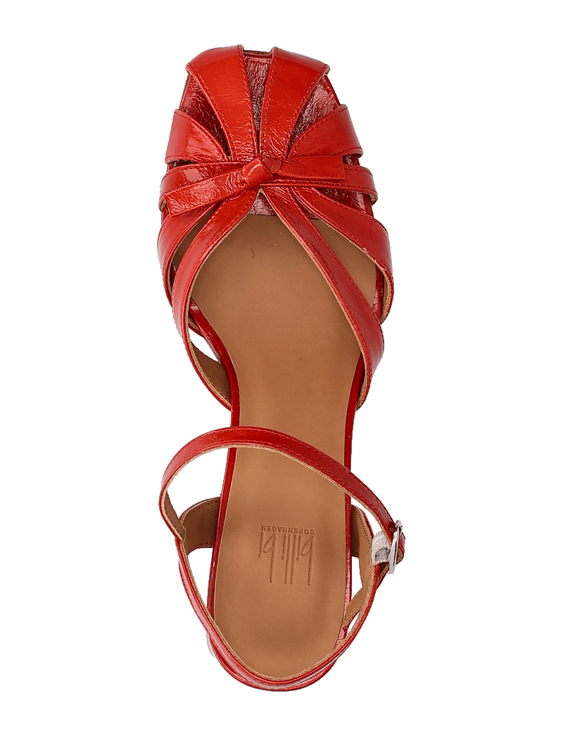 Billi Bi - Heeled sandals - sandaletten - fiesta red naplack - 4