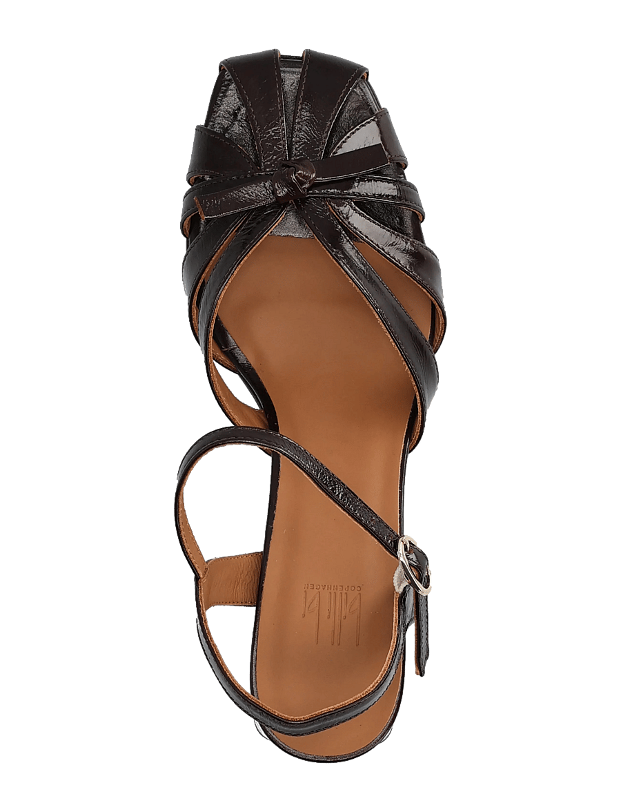 Billi Bi - Heeled sandals - sandaletten - mogano naplack - 3