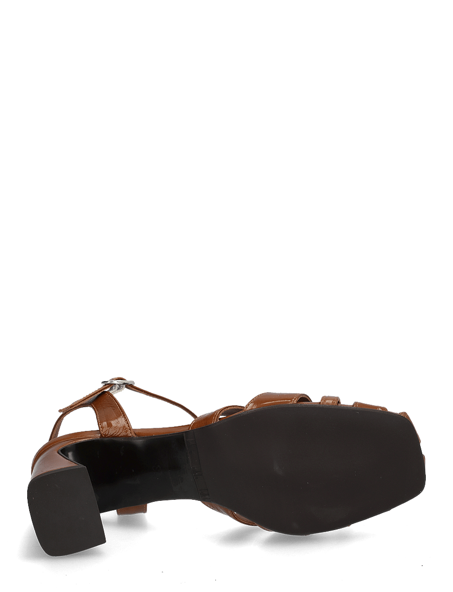 Billi Bi - Heeled sandals - sandaletten - palisandro napack - 4