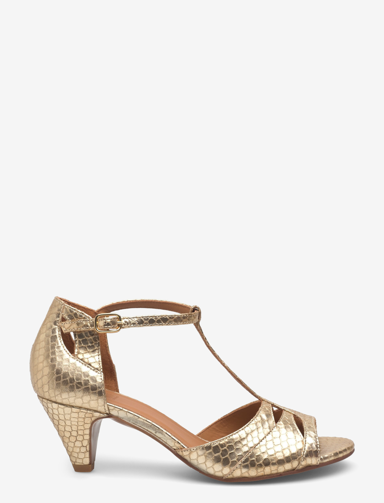 Billi Bi - Heeled sandals - sandaletter - gold berlino snake - 1