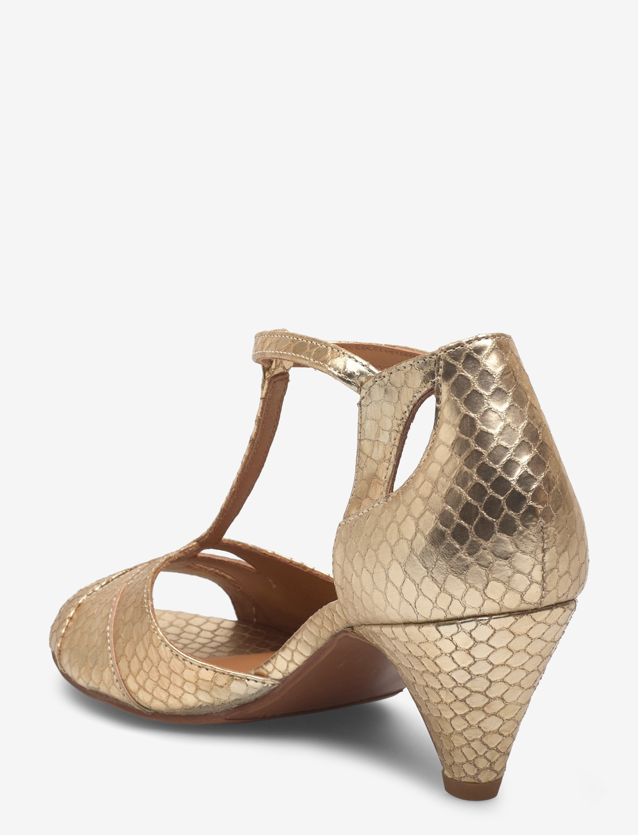 Billi Bi - Heeled sandals - sandaletter - gold berlino snake - 2