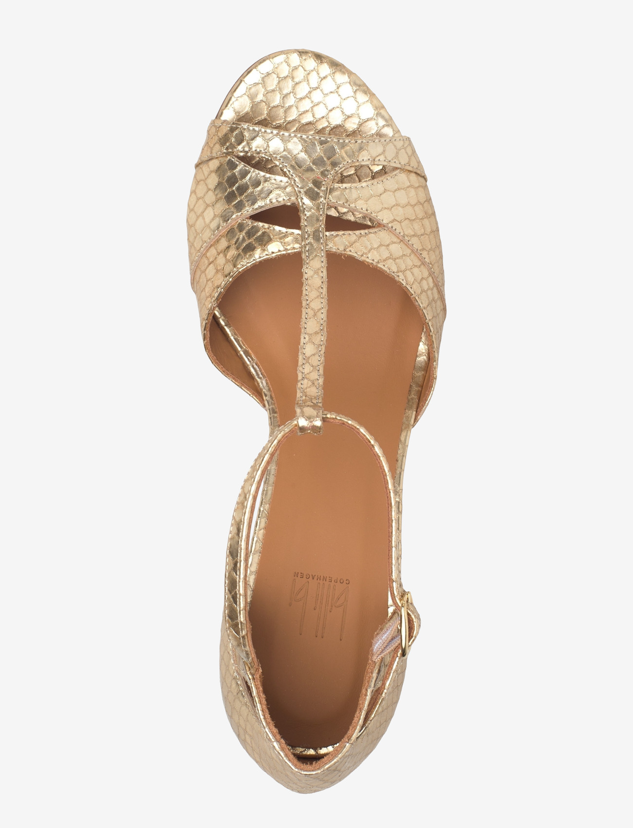 Billi Bi - Heeled sandals - sandaletter - gold berlino snake - 3