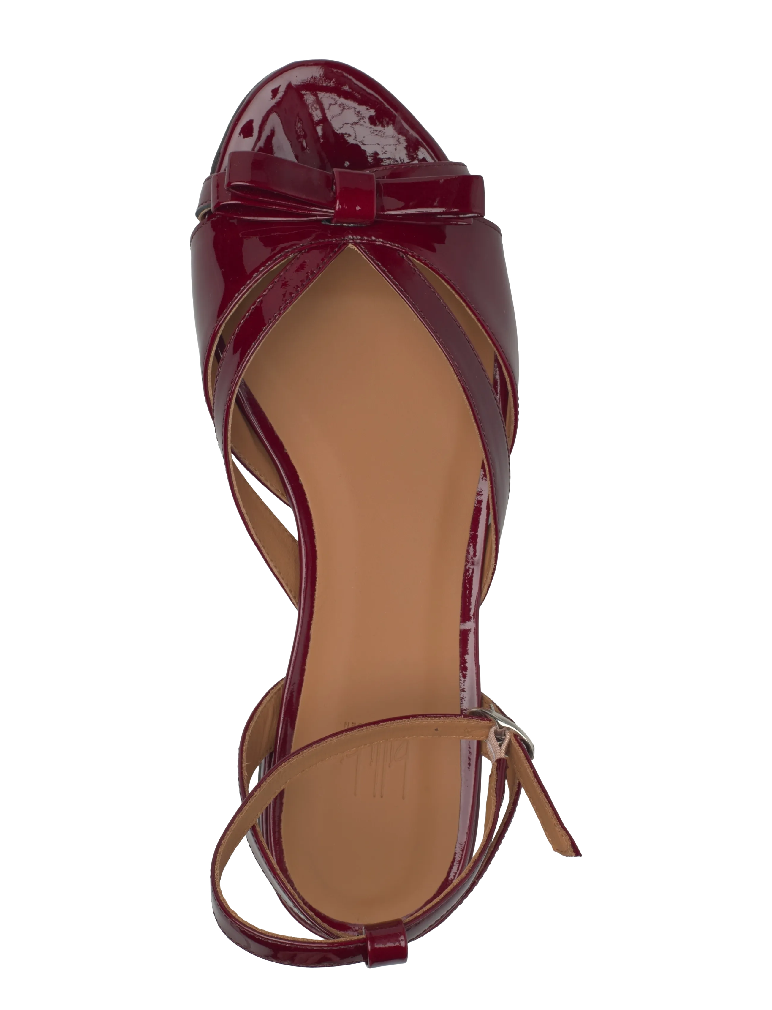 Billi Bi - Sandals - kontsata sandaalid - bordo tapiz patent - 3