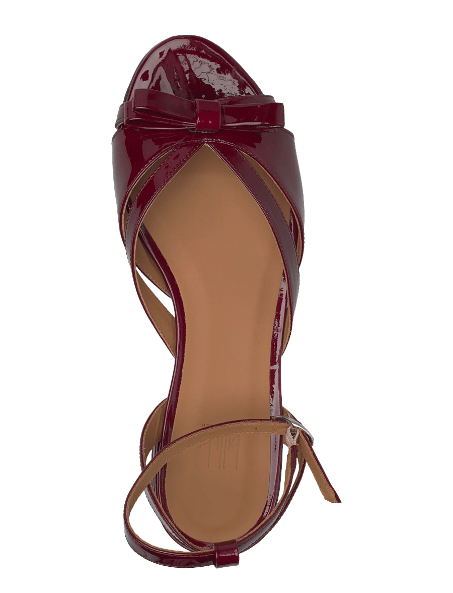 Billi Bi - Sandals - flat sandals - bordo tapiz patent - 3