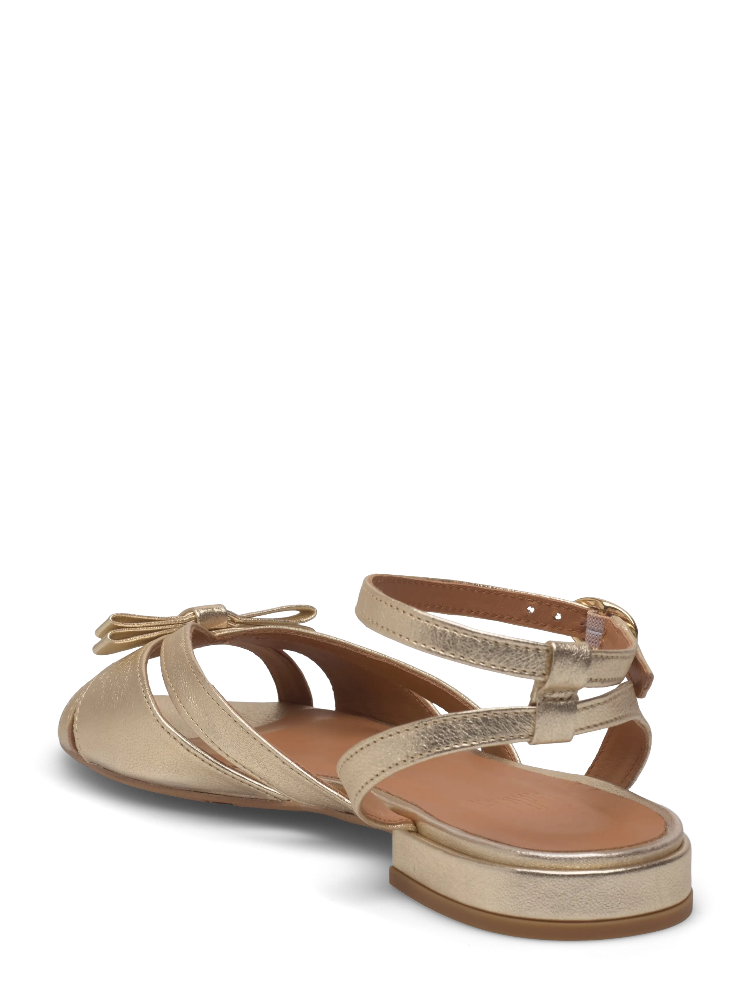 Billi Bi - Sandals - platta sandaler - gold crackele - 2